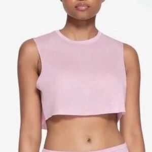 SKIMS KIMS SLEEP SUPER CROPPED TANK | ORCHID